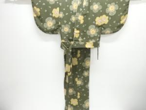 花模様二部式小紋着物